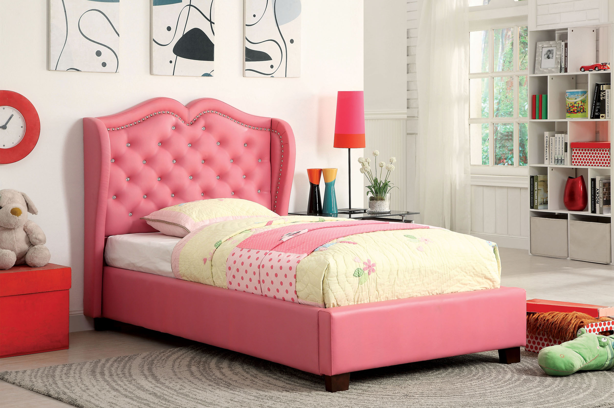 кровать для девочек подростков в современном стиле