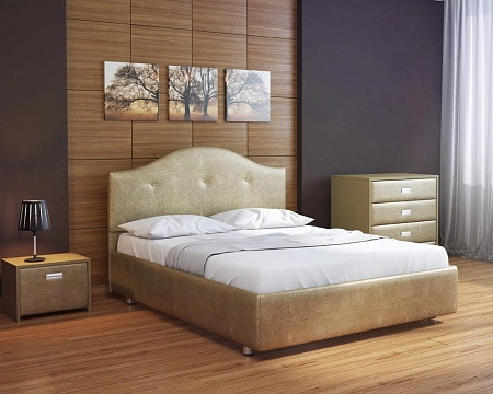 Кровать HD-105 по эскизу заказчика | Мягкая мебель от фабрики «ХанДиван»