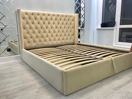 Кровать HD-103 по эскизу заказчика | Мягкая мебель от фабрики «ХанДиван»