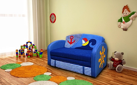 Диван для детской комнаты Волна | Мягкая мебель от фабрики «ХанДиван»